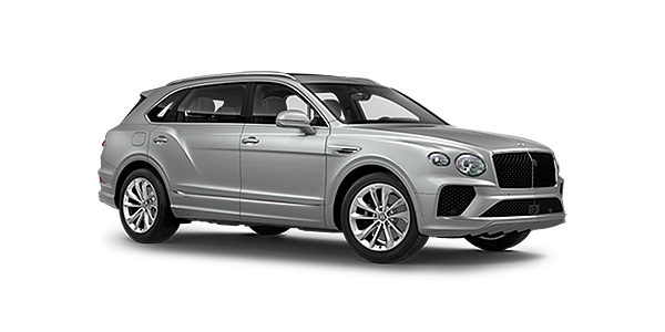 Bentley Taichung Bentley Bentayga EWB front side angled view in Moonbeam coloured exterior. 