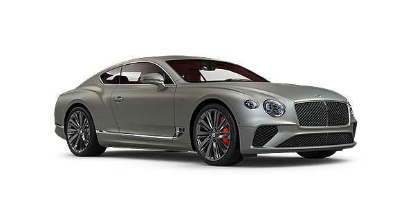 Bentley Taichung Bentley GT Speed coupe in Extreme Silver paint front 34